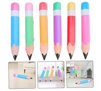 NAMOARLY 6 Pièces Crayons Gonflables Géants Décorations Gonflables Pencils Jumbo pour Fête Danniversaire Rentrée Scolaire et Décoration de Salle