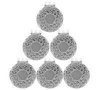 NAMOARLY 6 Pièces Pince à Chapeau de Golf Marqueur de Clip de Golf Argenté 25mm Double Trou Fer pour Marqueurs de Balle Entraînement Parcours et Practice Débutants et Pros