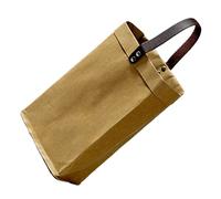 NAMOARLY À Vin Lavable Papier Kraft Pochette De Transport pour Bouteilles De Vin à Main Pratique pour Événements Et Célébrations pour Mariages Anniversaires Et Fêtes
