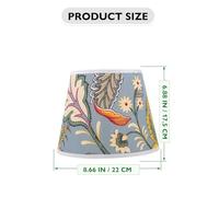 NAMOARLY Abat-jour en Tissu Coloré 22 Cm, Couvre-lampe Décoratif pour Lampe D’intérieur Bureau, Diffuseur de Lumière Douce, Accessoire de Décoration et Protection Anti-poussière,