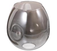 NAMOARLY Abat-jour en Verre Fumé Ovale 1 Pièce Suspendre et Applique Murale, Abat-jour Soufflé Bouche Texture Concave, Diffuseur de Lumière pour Lampe Décorative Salon et Chambre