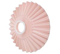 NAMOARLY Abat-jour Suspendu en Céramique Plissé Blanc Clair, Diamètre 200 Mm, Remplacement D’abat-jour pour Lustre, Plafonnier Moderne pour Salon, Chambre Cuisine, Abat-jour de Lampe