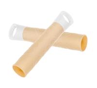 NAMOARLY Accessoires pour Balais 2 Pcs en Plastique Beige, Poignée de Manche avec Installation sans Outil, Support de Queue de Tube à Balai Pratique