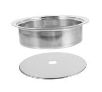 NAMOARLY Anneau Acier Inoxydable pour Plaque à Induction Adaptateur Encastrement pour Table de Cuisson et Hot Pot Kit Couvercle Plat et Anneau Adaptation Robuste pour Cuisinières à