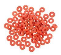 NAMOARLY Anneaux de castration élastiques en caoutchouc orange 100pcs pour moutons et bovins avec pince inox pour queue lors de l'ablation de queue