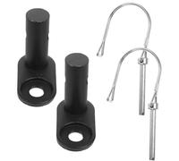NAMOARLY Attache de Remorque pour Vélo Compatible Plupart des Vélos Installation Facile 2pcs en Acier Noir pour Remorque Garçon et Filles ou Animaux