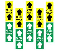 NAMOARLY Autocollants Sol Adhésifs en Pvc Flèches Directionnelles Imprimées, Résistants à L'eau Lot de 10 pour Magasins et Épiceries