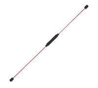 NAMOARLY Barre D'entraînement Multifonction en Caoutchouc Rouge pour Musculation Haut du Corps Fonction Pilates et Rangement Pratique