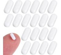 NAMOARLY Barres D'agitation Magnétiques Ptfe Blanches 25 Pièces, Bâtonnets Mélangeurs Micro C3*7 pour Laboratoire Chimie Biologie, Agitation pour Solutions Corrosives