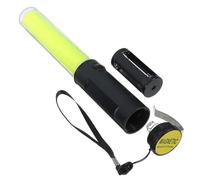 NAMOARLY Bâton Lumineux LED Jaune 26 CM pour Fête et Baguette Phosphorescente Portable Utilisation Concert et Contrôle de Circulation Bâtonnet Décoratif Réutilisable