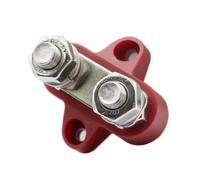 NAMOARLY Bloc de Distribution Électrique M8 à Double Borne pour Câbles Lourds, Tension Max DC 48v, Matériau Nylon et Fibre de Verre, pour Bateau et Camping-