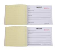 NAMOARLY Bloc de Reçus de Commande 2pcs en Papier 3 Volets Format 14,5x10,5 Cm pour Gestion Rapide des Achats et Reçus Fiables en Entreprise ou Location