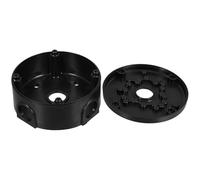 NAMOARLY Boîte de Jonction Étanche Noire pour Caméras Extérieures Boîtier D’Alimentation Dissimulant Câbles Montage Plafond et Mural Compatible Caméras de Sécurité Usage Résidentiel et