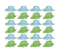 NAMOARLY Boîte de Rangement pour Bonbons en Papier Lot de 100 Pièces Forme Dinosaure Couleur Rangement Pratique pour Fête D'anniversaire ou Mariage Couleur