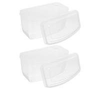 NAMOARLY Boîte de Rangement pour Masque de plongée 2pcs, étui pour Lunettes de Natation et Lunettes de Piscine, PP, légère, résistante à la Pression, pour équipement de plongée et océan