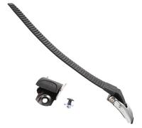 NAMOARLY Boucle de Patin à roulettes Professionnelle Noire en PVC et TPR, Sangle de Rechange Facile à Installer Vis, Kit Complet pour Patins à roulettes