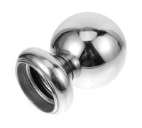 NAMOARLY Boule de Main Courante en Acier Inoxydable 97 MM Boule Creuse Épaisse 63 MM Socle Intégré Accessoire Décoration Rampe D’Escalier Finition Anticorrosion pour Usage Résidentiel