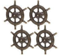 NAMOARLY Boutons de Tiroir Style Chic en Alliage de Zinc Lot de 4 Vintage Poignées pour Commode Faciles à Installer et Applications Larges pour Tiroirs et Commodes