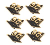 NAMOARLY Broche Commémorative de Chapeau de Graduation 2026, Lot de 10, Alliage, Finition Brillante et Robuste, Dernier Jour d’École, pour Étudiants