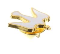NAMOARLY Broche en Alliage de Zinc Blanc, Épingle Religieuse Délicate pour Célébrations et Fêtes, Accessoire Polyvalent Élégant pour Famille et Amis