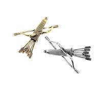 NAMOARLY Broche Homme Épinglette en Alliage de Zinc 2 Pièces Légère et Décorative pour Costume Élégant Usage Professionnel et Occasions Spéciales