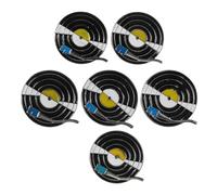 NAMOARLY Broches Vintage en Métal Vinyle et Tourne-disque, 6 Pièces Légères et Portables, pour Pulls et Paquet à Dos, pour Tenues Quotidiennes et Fêtes à Thème