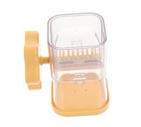 NAMOARLY Broyeur Manuel D'arachides et Noix Multifonction Petite Taille Plastique Jaune Base Détachable Cuisine et Pâtisserie Ustensile Portable Pratique