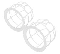NAMOARLY Cage de Blanc Support Robuste et Couvercle Protecteur, 2 Pièces pour Détecteur de Fumée et Tête de Sprinkler pour Maisons et Commerciaux