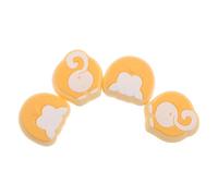 NAMOARLY Capuchons de Joystick pour Manette de Console, Lot de 4 Protections en Silicone Antidérapantes, Accessoires pour Kit de Réparation de Joystick, Poignées Pouce Compatibles