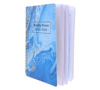 NAMOARLY Carnet de Planification Quotidienne, Agenda Personnel 2028, Papier et Métal, Expérience D'écriture Stable, Portable, pour Étude et Voyage