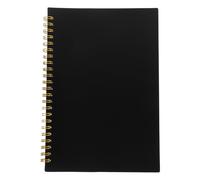 NAMOARLY Carnet de Suivi des Dépenses Professionnelles avec Couverture Pp Noir, Pages à Carreaux pour Gestion de Stock et Finances, pour Entrepôts et Domiciles