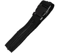 NAMOARLY Ceinture Légère Noire 120 CM Poche Cachée Multifonction Ceinture Sportive pour Course Randonnée et Voyage Imperméable et Sécurisée pour Hommes et Femmes