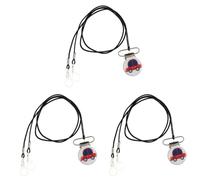 NAMOARLY Clip Appareil Auditif 3 Pièces Anti-perte De Corde Cordon De Serrage Résonnent Accessoires Sangle Accessoires D'implant Cochléaire Bandes De D'oreille Acier Inoxydable Etc...