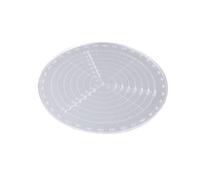 NAMOARLY Compas de Menuiserie pour Centrage Précis Outil de Dessin de Cercle en Acrylique Blanc Épaisseur Renforcée et Lecture Claire pour Tournage sur Bois DIY