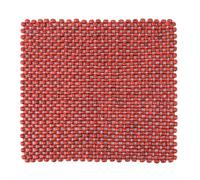 NAMOARLY Coussin de Voiture en Perles de Bois Rouge, Massage et Facile à Installer, Housse de Siège Auto D'été Respirante pour Décoration Intérieure de Voiture
