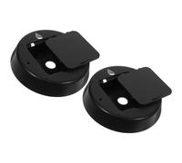 NAMOARLY Couvercle Arrière de Mécanisme D'horloge en Plastique, 2 Pièces, Kit de Réparation de Cadre D'horloge, Accessoires de Remplacement pour Horloge Murale, Compatible Mécanismes