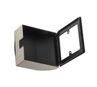 NAMOARLY Couvercle de Prise Électrique Extérieure Étanche en Acier Inoxydable 86 Mm, Boîtier de Sortie Mural L'usure, Protection Incendie pour Usage Intérieur et Extérieur