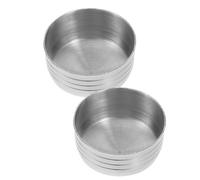 NAMOARLY Couvercles de Gobelets Shaker Acier Inoxydable 2 Pièces Faciles à Nettoyer Anti-Éclaboussures Adaptés aux Tasses à Secouer et Usage Domestique