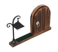 NAMOARLY Couverture de Prise en Bois avec Éclairage Doux, Protection Garçon et Filles pour Décoration de Porte Féerique, Style Moderne et Grain de Bois, pour Maison Sécurisée
