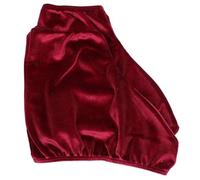 NAMOARLY Couvre-Patins à Glace en Polyester Souple, Protections Élastiques pour Bottes de Patinage Artistique, Taille XL, Couleur Rouge Foncé, Accessoire pour Patins de Roller Hockey