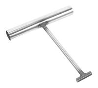 NAMOARLY Crochet de Levage en Acier Inoxydable T 16 CM X 8 MM Outil Multifonction pour Couvercle de Regard et Porte Coulissante Lève-Plaque D’Égout Robuste pour Maintenance