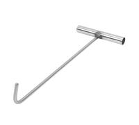 NAMOARLY Crochet D'égout en Acier Inoxydable Robuste, Outil de Levage de Grille et Résistant la Corrosion, pour Plaques de Regard et Puisards en Environnement Utilitaire