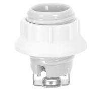 NAMOARLY Douille E14 en Porcelaine Anneau Simple, pour Kit de Lampe à Monter Soi-Même et Guirlandes Lumineuses de Noël, Support d'Ampoule Solide