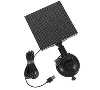 NAMOARLY Écran LED Programmable 32 X 32 pour Voiture Contrôle par Application, Panneau D'affichage Intelligent en Abs et Silicone pour Publicité Commerciale Arrière