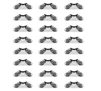 NAMOARLY Équerres d'angle en Acier Inoxydable Gain de Place Lot de 24 Support Triangulaire Robuste et Renfort Solide pour Meuble