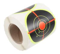 NAMOARLY Étiquettes Autocollantes Rondes 3 Pouces pour Cibles de Tir à l'arc 200 Gommettes Adhésives Fluorescentes Rouleau Pratique pour Usage Extérieur