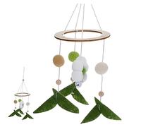 NAMOARLY Flower Wind Chime For Crib Handmade Nordic Style Hanging Decoration For Room Durable And Soft Bedside Mobile