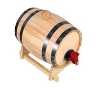 NAMOARLY Fût de Vin Bois Robinet Mini Seau pour Bourbon Récipient pour Service de Bar à Domicile et Stockage de Vin