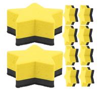 NAMOARLY Gommes Magnétiques Effaçables à Sec en Feutre Eva Lot de 20 Jaune, Nettoyant et Réutilisable pour Tableau Blanc, pour Maison et Salle de Classe