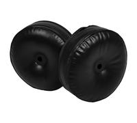 NAMOARLY Haltères Gonflables en PVC Résistants à l'usure et Portables, Remplissables d'eau Sable, 2 Pièces, Apparence Réaliste, pour Exercices Aquatiques à Domicile